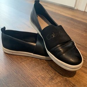 Calvin Klein slip ons